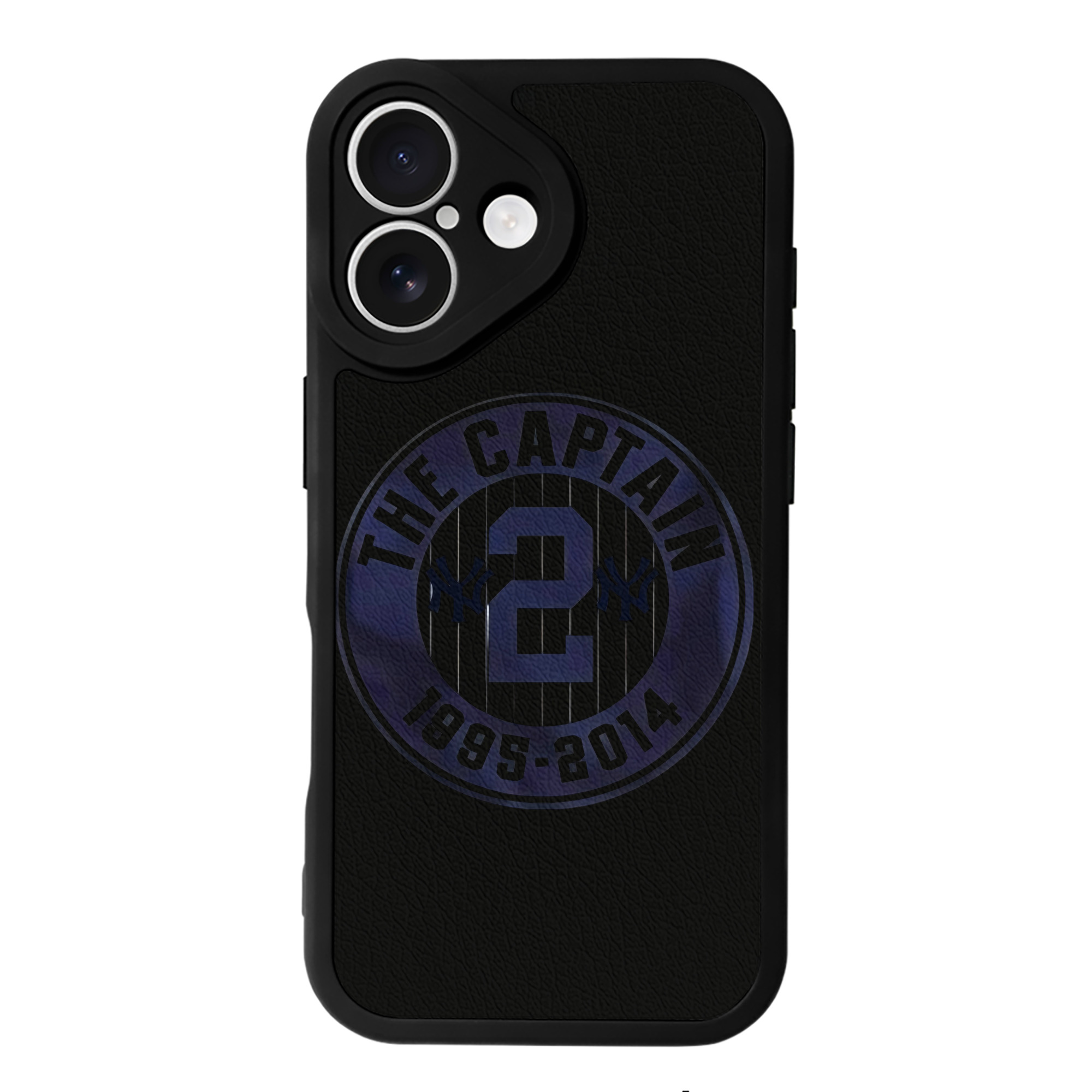 Derek Jeter 7 IPhone 16 Silicone Leather Case – UV Print, Lambskin Texture – Perfect Fit, Wireless Charging Compatible, Scratch Resistant, Precise Cutouts – Stylish Protection For IPhone 16